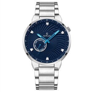 RD611265M银壳蓝面银带